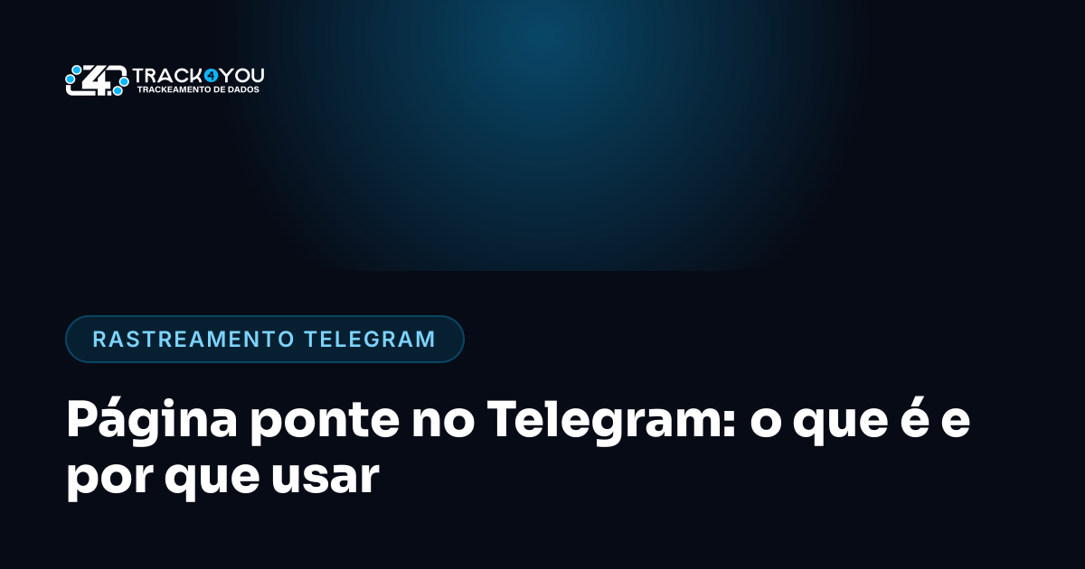 Página ponte no Telegram: o que é e por que usar