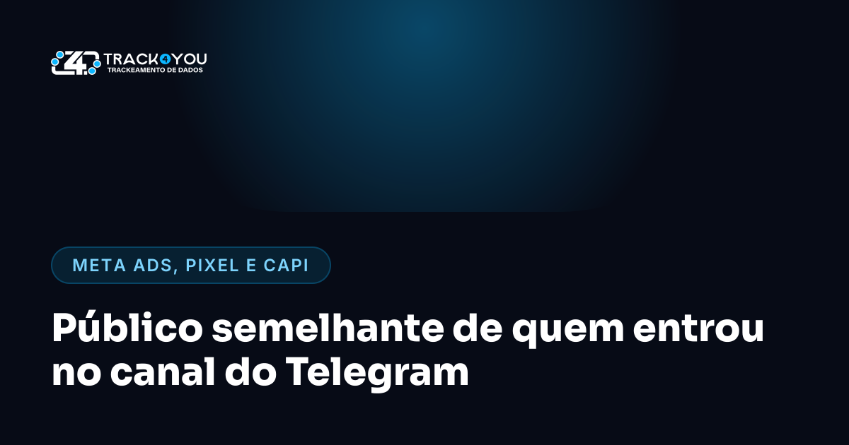 Público semelhante de quem entrou no canal do Telegram